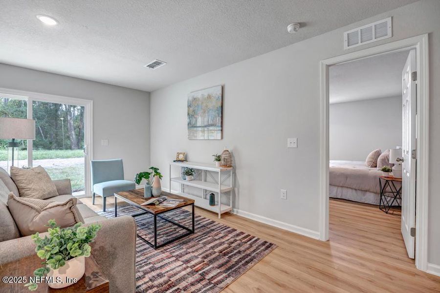 Furnished interior view inside a new home in , Jacksonville (Image 16). Furnished interior view inside a new home in , Jacksonville (Image 16).