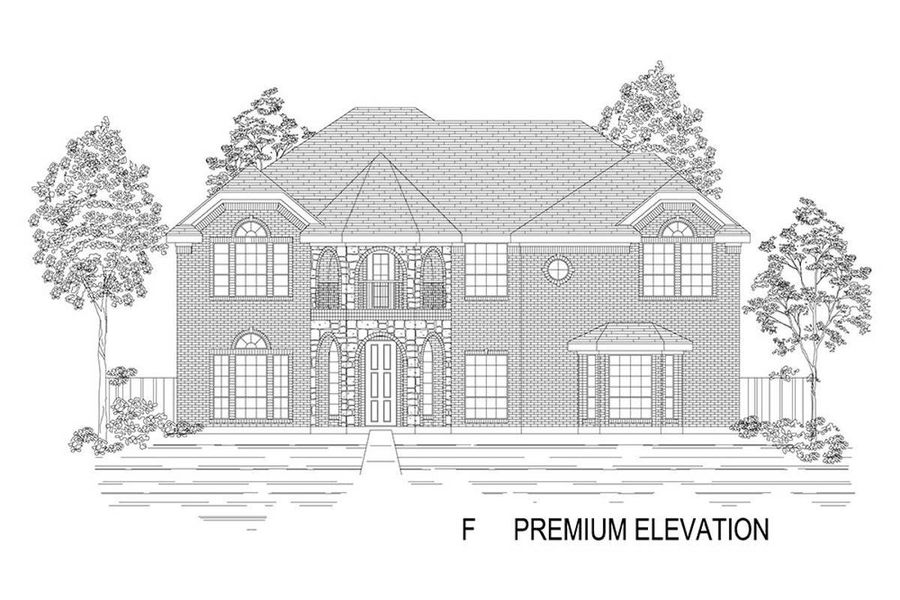 Representative rendering of the exterior for the Stonehaven 2R by First Texas Homes (Image 15).