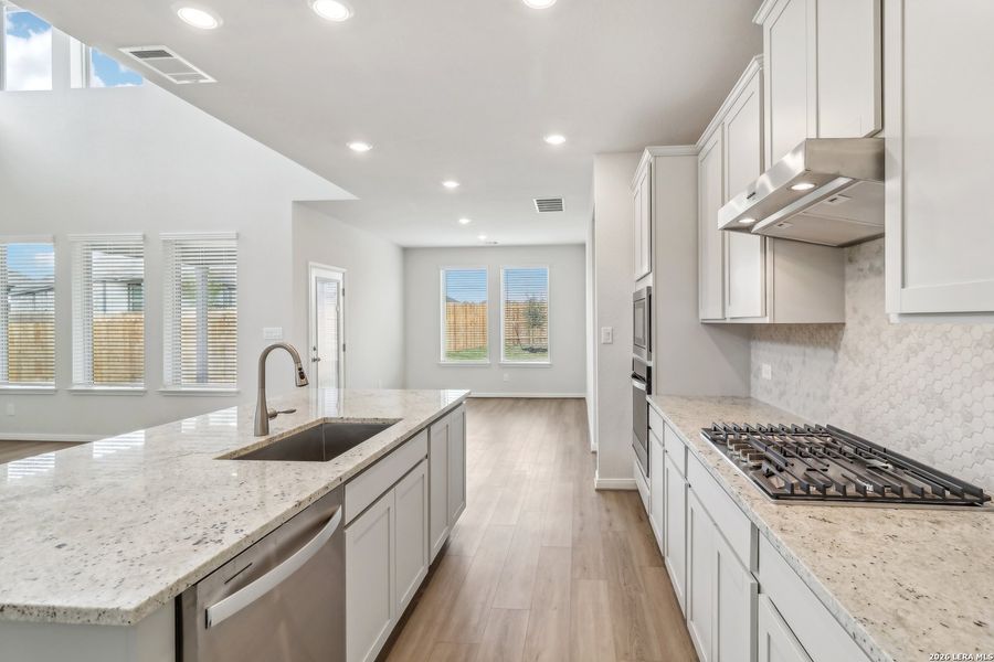Furnished interior view inside a new home in , San Antonio (Image 4).