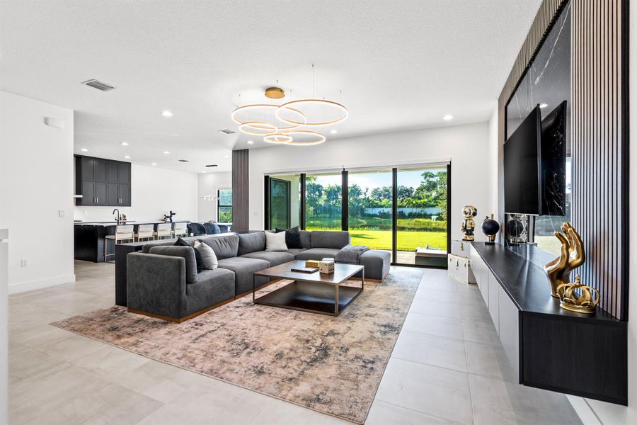 Furnished interior view inside a new home in , Boca Raton (Image 31). Furnished interior view inside a new home in , Boca Raton (Image 31).