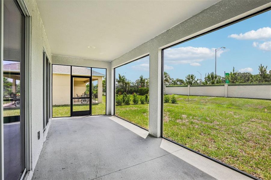 Exterior details and patio area of a home in Heritage Station, Punta Gorda (Image 2). Exterior details and patio area of a home in Heritage Station, Punta Gorda (Image 2).