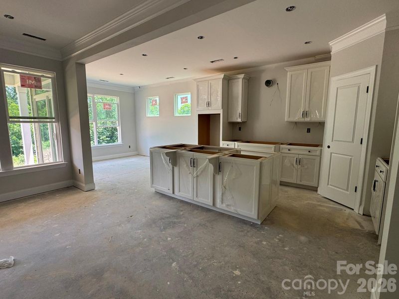 Construction progress of lot 12- kitchen Construction progress of lot 12- kitchen