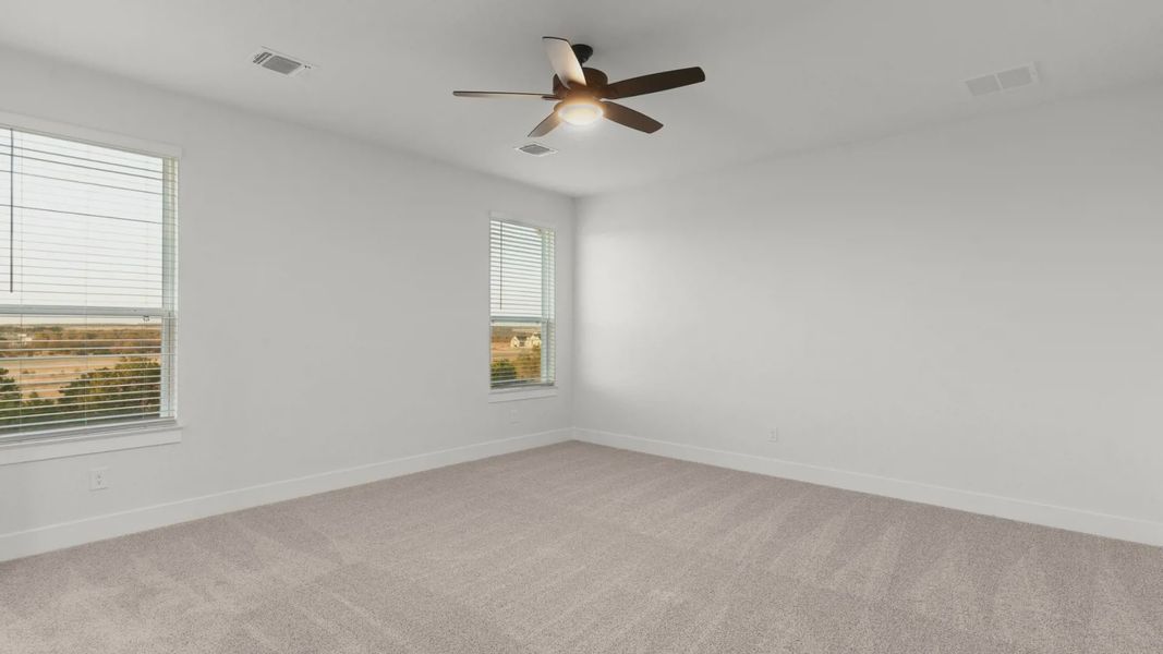 Representative unfurnished interior of a home built from the Merritt by Chesmar Homes in Feathergrass, Florence (Image 37).