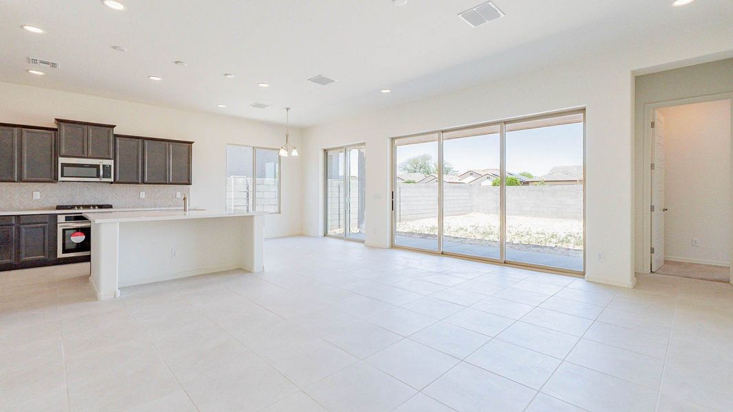 Furnished interior view inside a new home in Hacienda at Estrella, Goodyear (Image 7).