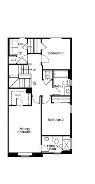 2D floor plan layout of this home in Farmlore Villas, Brighton, CO (Image 4).