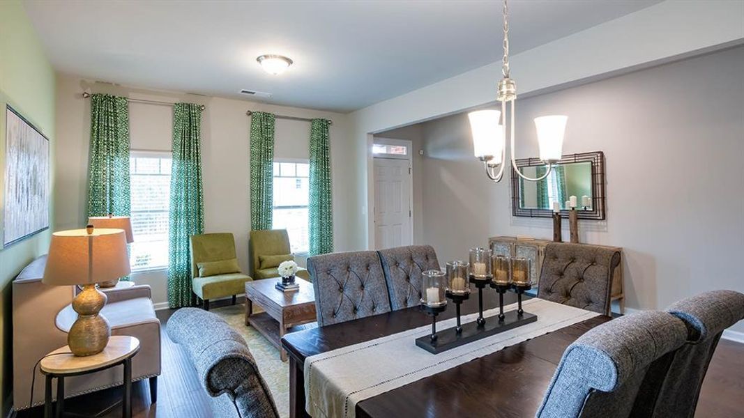 Furnished interior view inside a new home in Bridle Creek, Locust Grove (Image 45). Furnished interior view inside a new home in Bridle Creek, Locust Grove (Image 45).