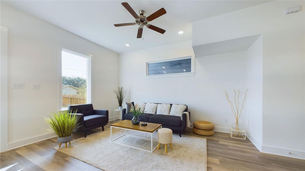 Furnished interior view inside a new home in , Houston (Image 27).