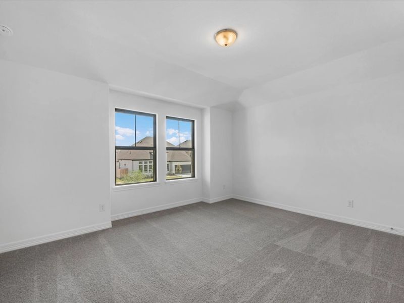 Third bedroom. Sample product photo. Actual exterior and interior selections may vary by homesite. Photo may be virtually staged. Third bedroom. Sample product photo. Actual exterior and interior selections may vary by homesite. Photo may be virtually staged.