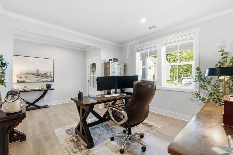 Furnished interior view inside a new home in Cambridge at Steels Bridge, Canton (Image 10).
