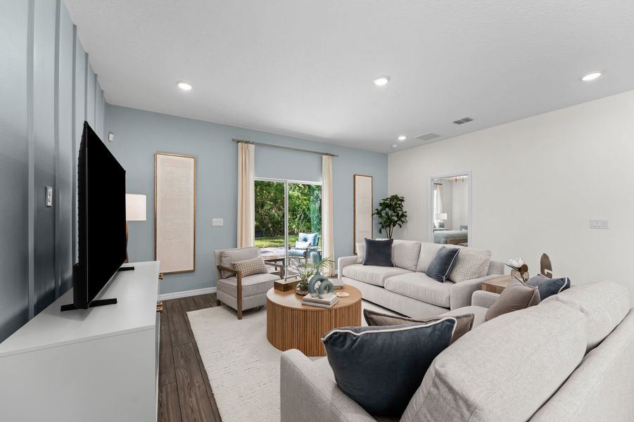 Representative furnished interior of a home built from the The Webber by Stanley Martin Homes in Kentucky Square, Sanford (Image 28).