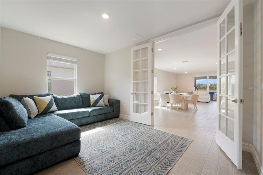 Furnished interior view inside a new home in , Punta Gorda (Image 9). Furnished interior view inside a new home in , Punta Gorda (Image 9).