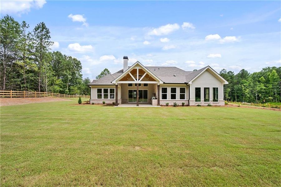 Exterior details and patio area of a home in , Loganville (Image 39). Exterior details and patio area of a home in , Loganville (Image 39).