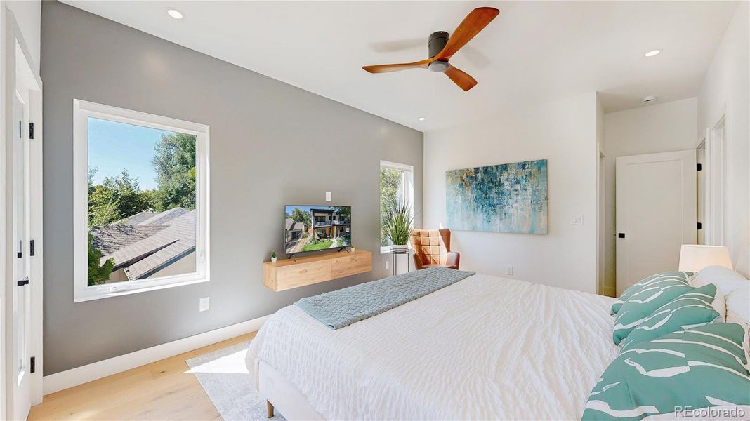 Furnished interior view inside a new home in , Denver (Image 38).