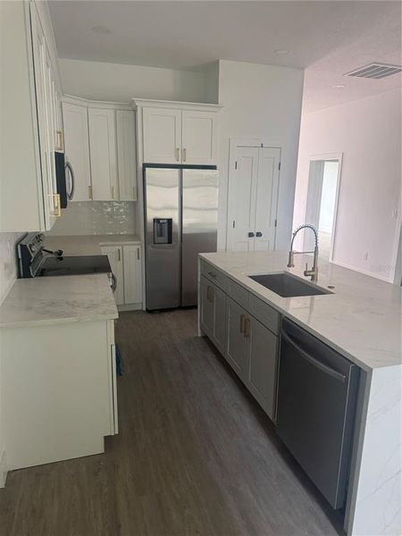 Furnished interior view inside a new home in , Tampa (Image 19).