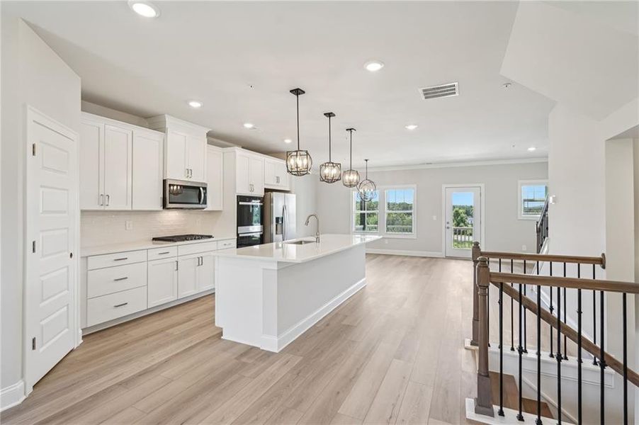 Furnished interior view inside a new home in , Cumming (Image 10).