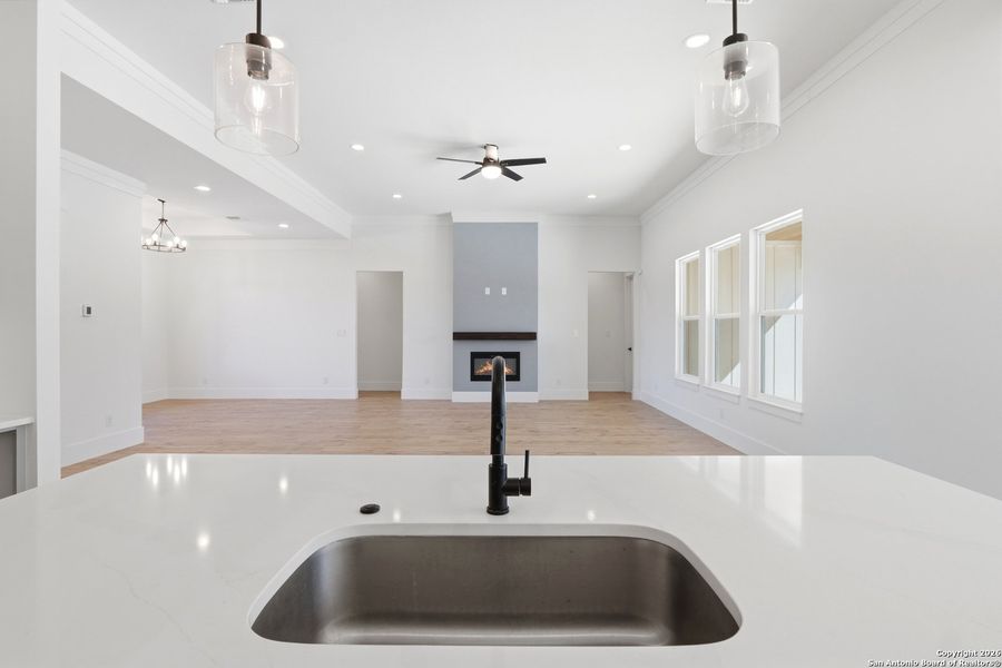 Close-up of interior finishes inside a home in , Bandera (Image 11).