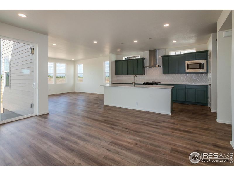 DINING, KITCHEN, LIVING ROOM