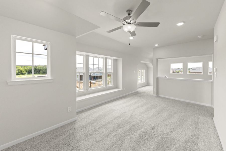 Spacious, unfurnished interior of a new home in Keeneland, Aubrey (Image 17).