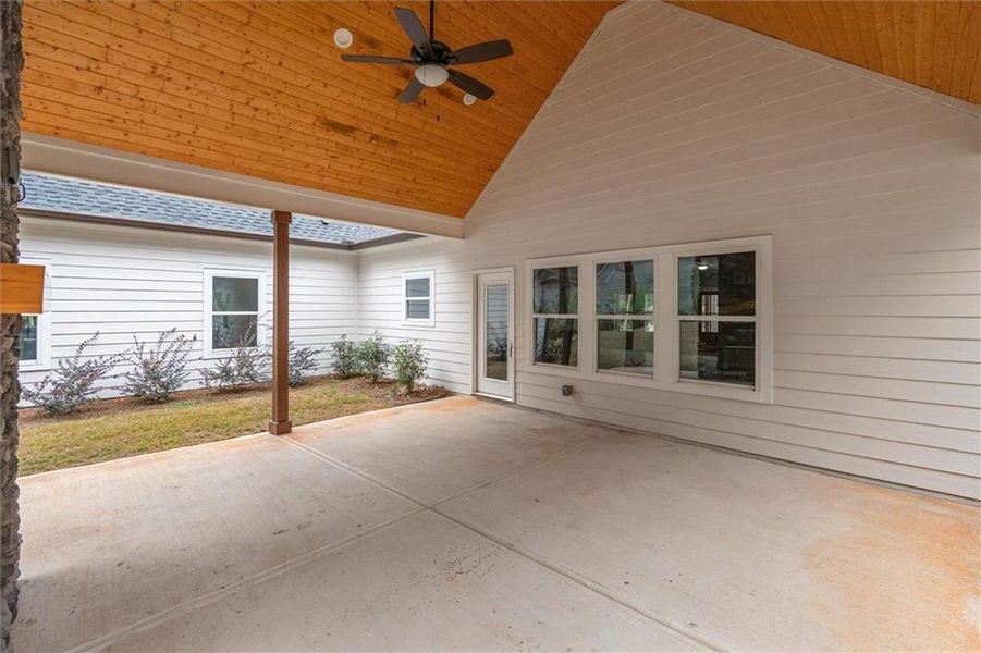Exterior details and patio area of a home in , Villa Rica (Image 25).
