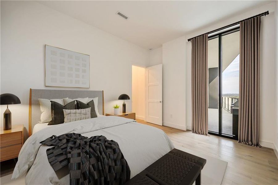 Furnished interior view inside a new home in The Dillon Buckhead, Atlanta (Image 30).