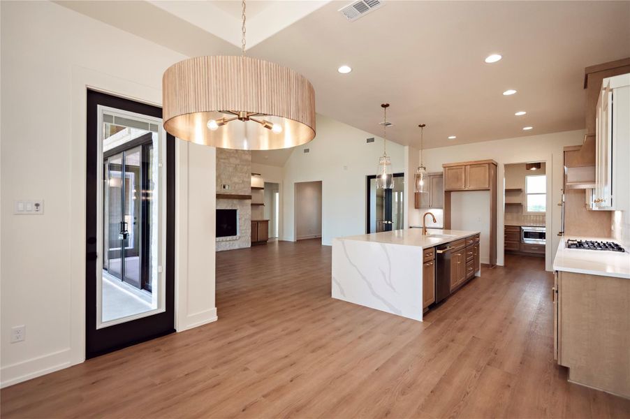 Furnished interior view inside a new home in , Salado (Image 12). Furnished interior view inside a new home in , Salado (Image 12).
