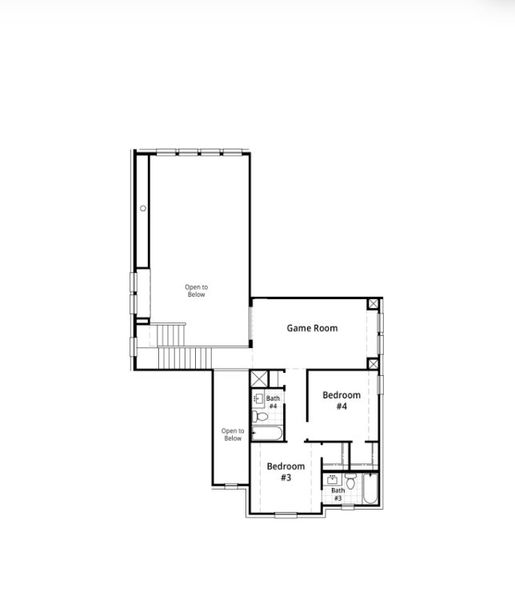 2D floor plan layout for the Fordham Plan by Highland Homes in The Parks at Wilson Creek: 50ft. lots, Celina, TX (Image 24). 2D floor plan layout for the Fordham Plan by Highland Homes in The Parks at Wilson Creek: 50ft. lots, Celina, TX (Image 24).