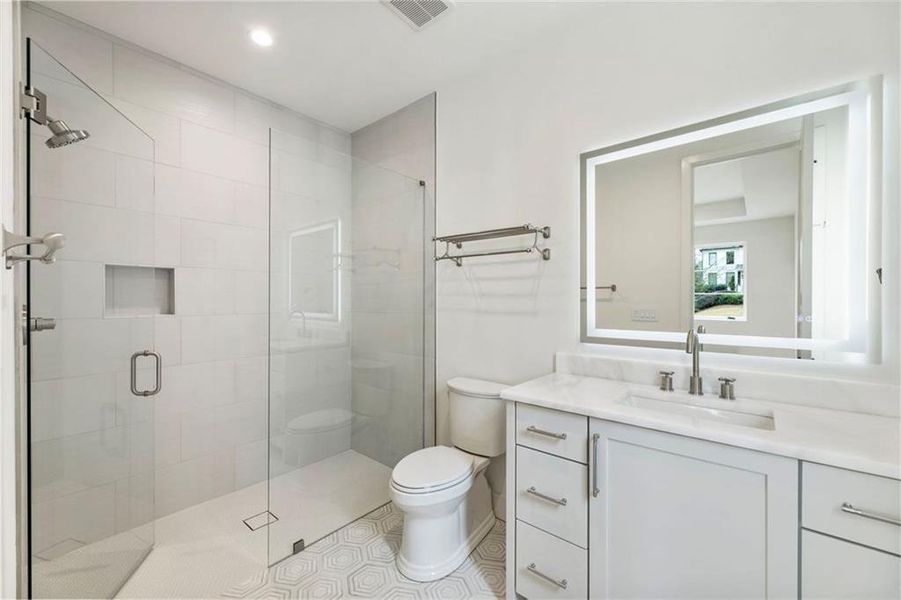 Furnished interior view inside a new home in , Sandy Springs (Image 50). Furnished interior view inside a new home in , Sandy Springs (Image 50).