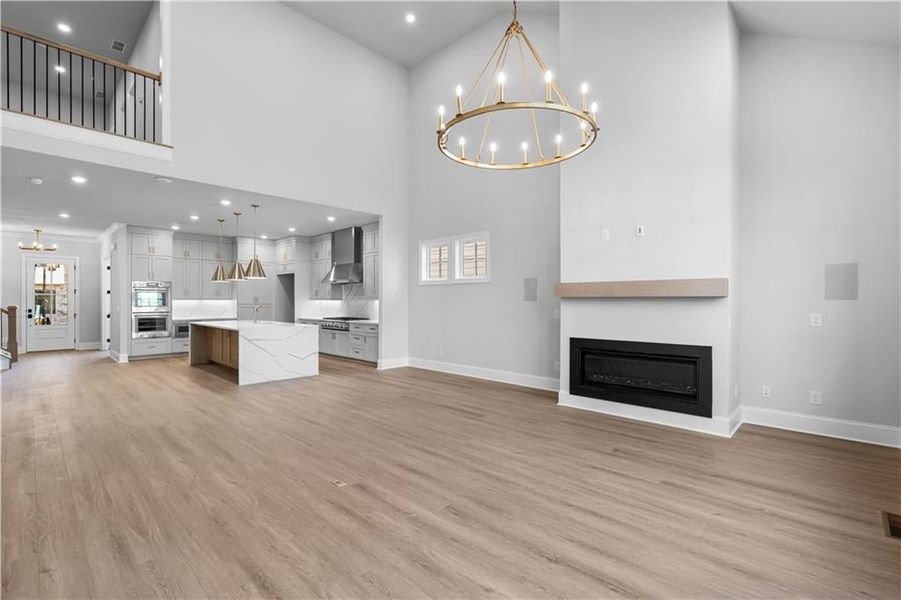Furnished interior view inside a new home in Waterside Single Family, Peachtree Corners (Image 14).
