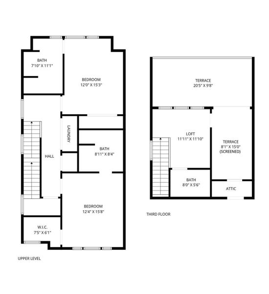 2D floor plan layout of this home in , Charlotte, NC (Image 8). 2D floor plan layout of this home in , Charlotte, NC (Image 8).