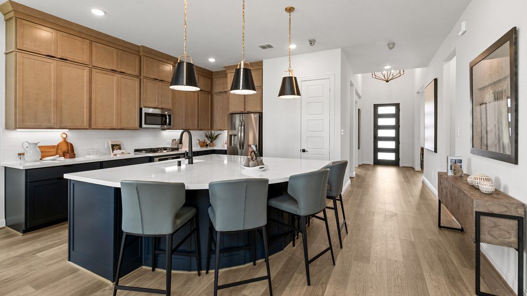 Representative furnished interior of a home built from the Magnolia by DRB Homes in Brookewater, Rosenberg (Image 6).