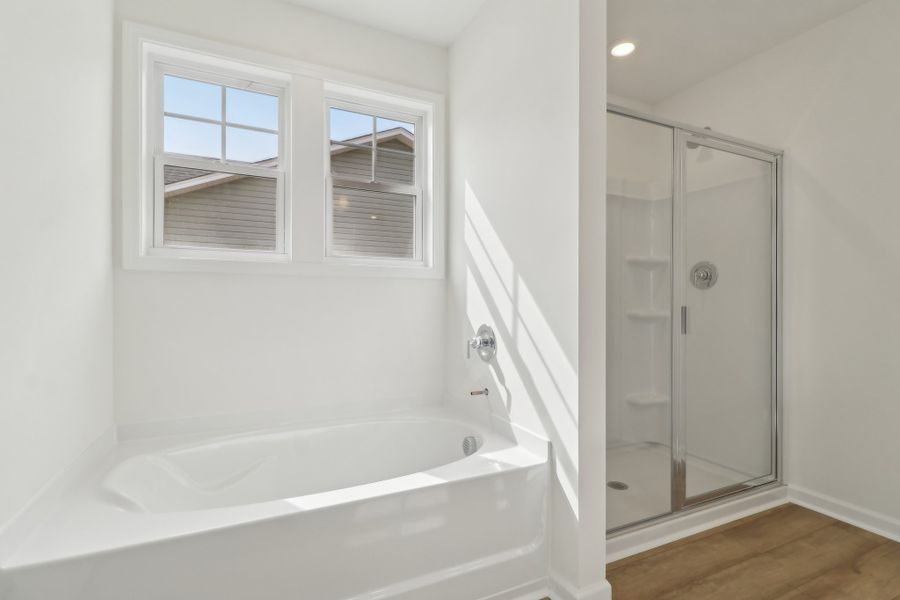 Representative furnished interior of a home built from the Hidden Creek II by Great Southern Homes in Worthington, Hephzibah (Image 13).