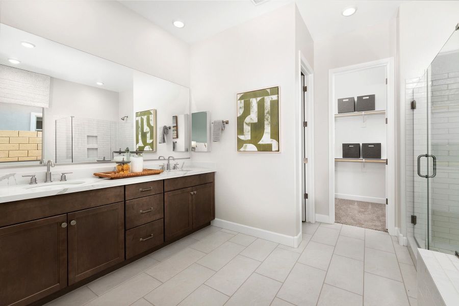 Representative furnished interior of a home built from the Crimson by Mattamy Homes in Miravida, Surprise (Image 12).