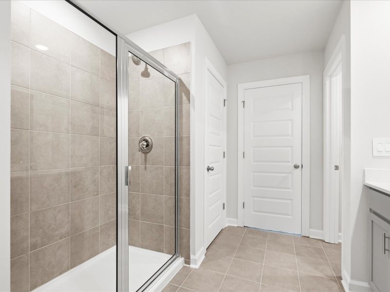Furnished interior view inside a new home in The Farm at Wells Creek - Signature Collection, Gray Court (Image 5).