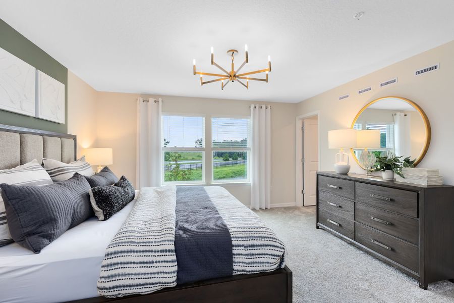 Furnished interior view inside a new home in Skylar Crest, Sanford (Image 2). Furnished interior view inside a new home in Skylar Crest, Sanford (Image 2).