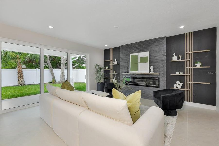Furnished interior view inside a new home in , Tampa (Image 19).