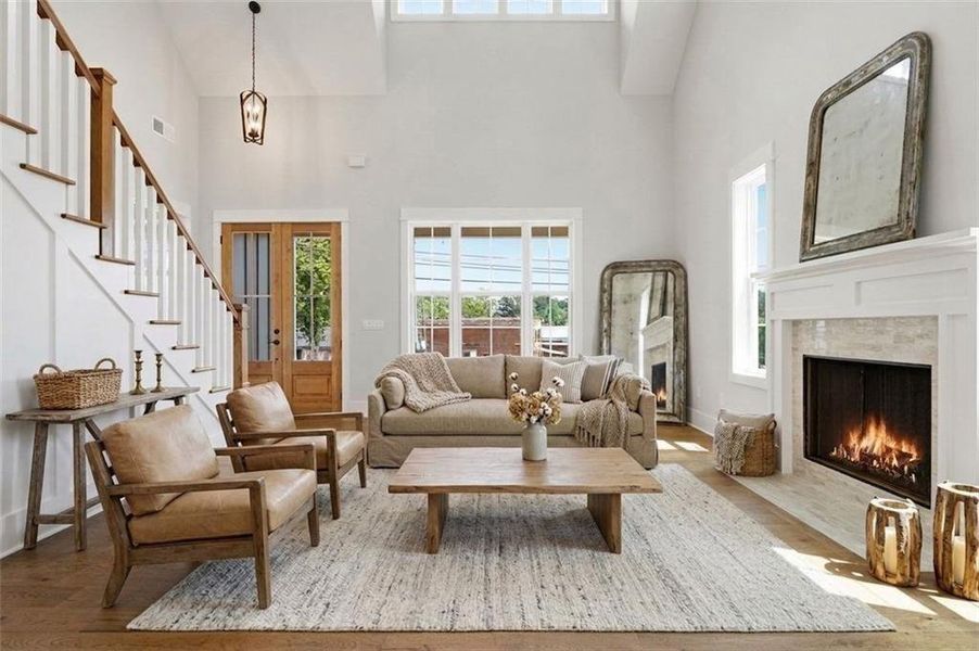 Furnished interior view inside a new home in , Ball Ground (Image 21).
