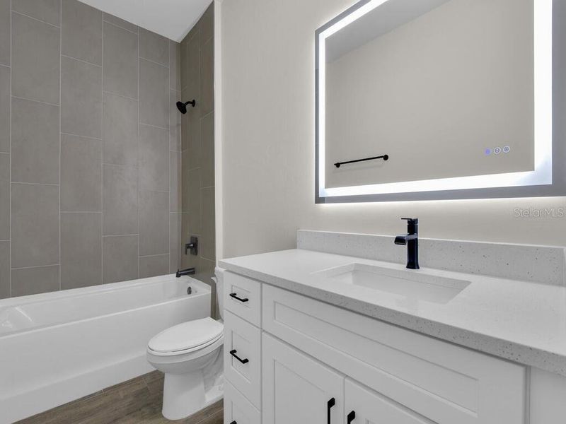 Furnished interior view inside a new home in , Port Charlotte (Image 10). Furnished interior view inside a new home in , Port Charlotte (Image 10).