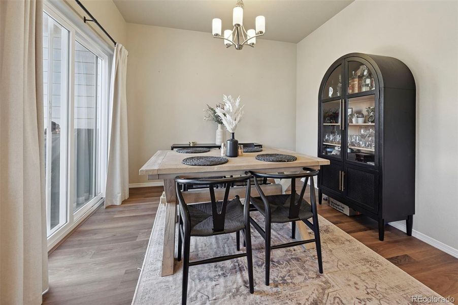 Furnished interior view inside a new home in , Colorado Springs (Image 4).