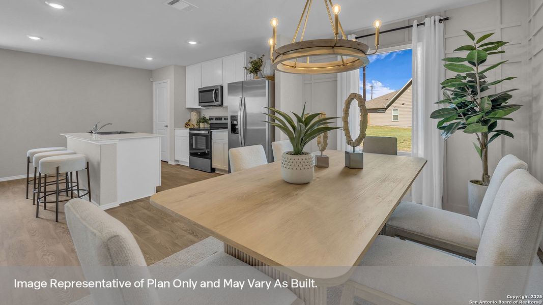 Furnished interior view inside a new home in Spring Valley, New Braunfels (Image 9).