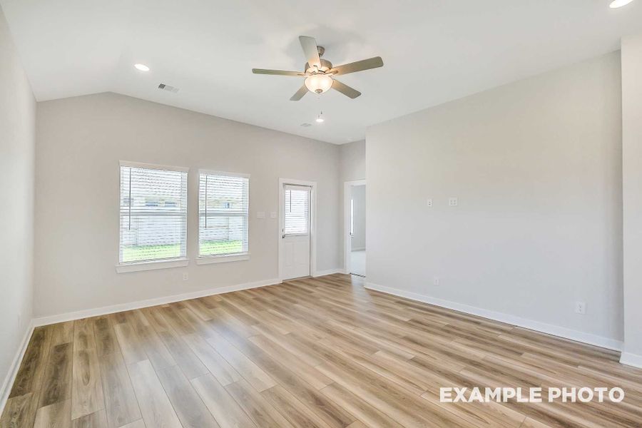 Representative unfurnished interior of a home built from the The Riviera A by Davidson Homes LLC in Enclave at Newport, Crosby (Image 8). Representative unfurnished interior of a home built from the The Riviera A by Davidson Homes LLC in Enclave at Newport, Crosby (Image 8).