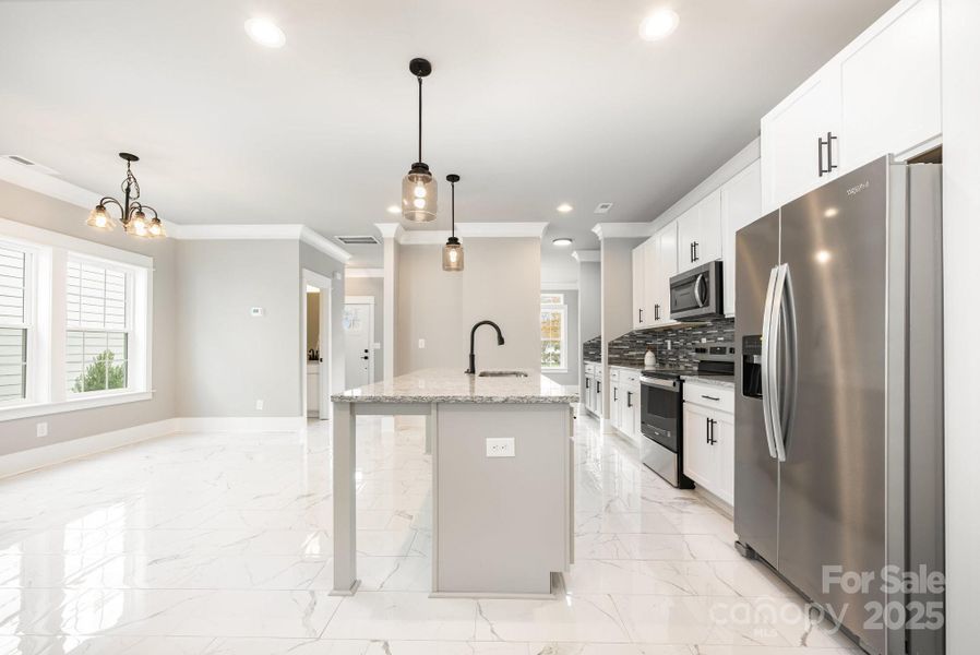 Furnished interior view inside a new home in , Indian Trail (Image 9). Furnished interior view inside a new home in , Indian Trail (Image 9).