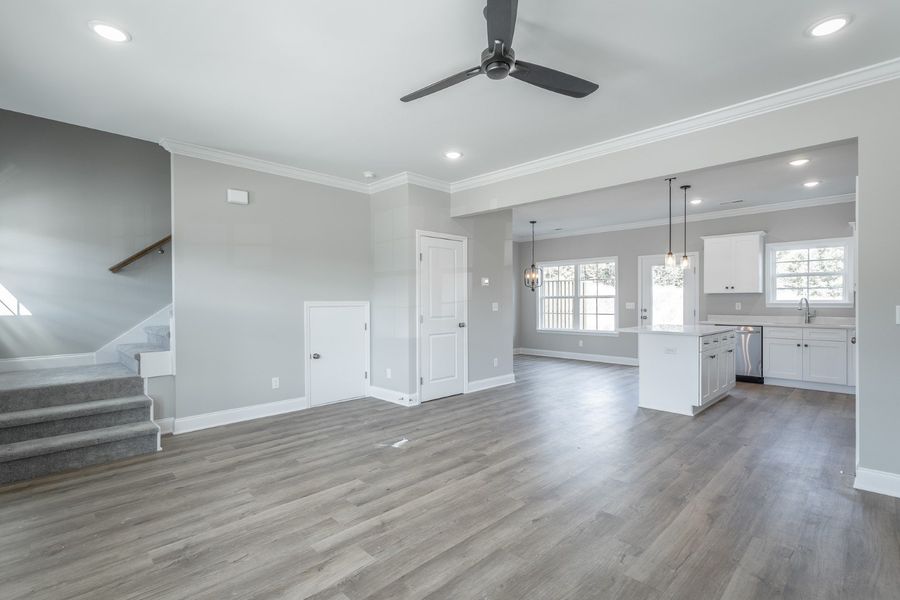 Spacious, unfurnished interior of a new home in The Nassau, Chattanooga (Image 21).
