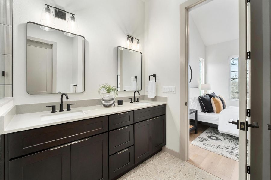 Furnished interior view inside a new home in , Austin (Image 33).