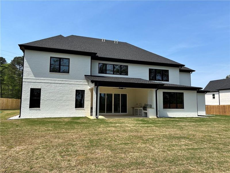 Exterior details and patio area of a home in , Buford (Image 37).