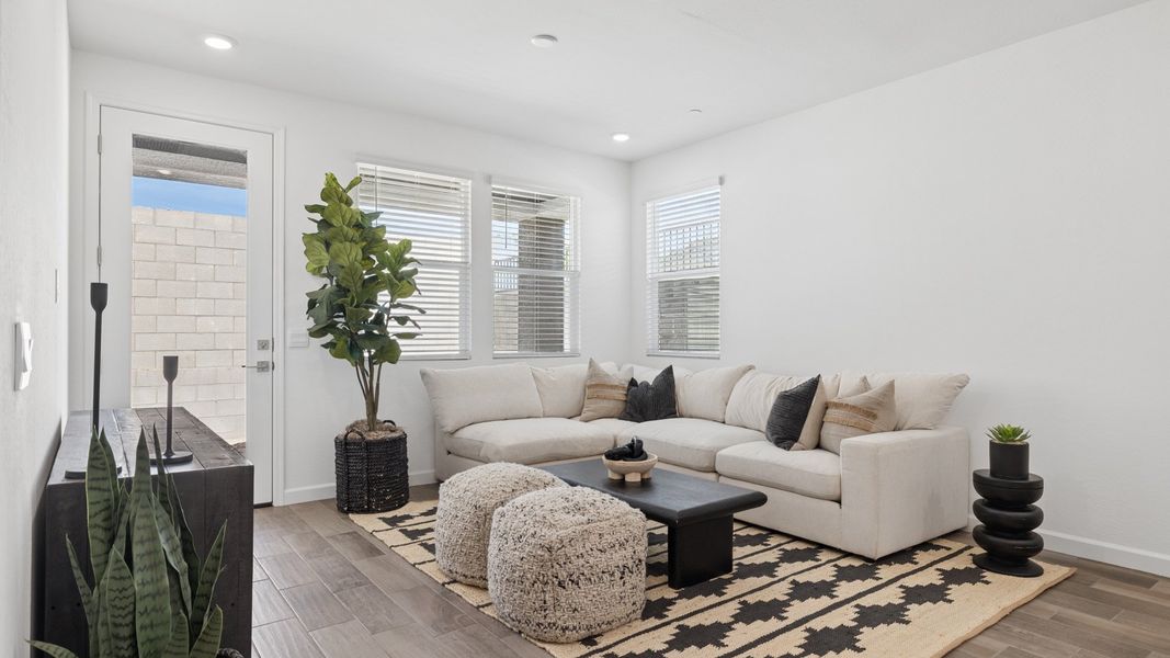 Furnished interior view inside a new home in The Buttes at Mystic, Peoria (Image 10).