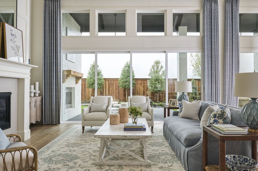 Furnished interior view inside a new home in The Homestead - 62', Rockwall (Image 7).