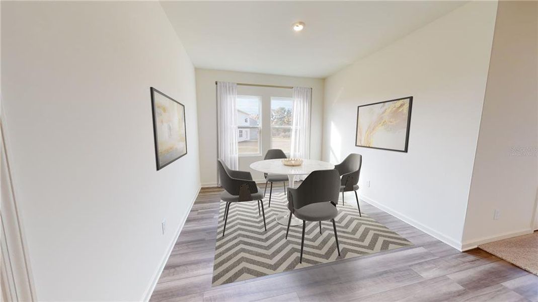 Furnished interior view inside a new home in , Polk City (Image 9).