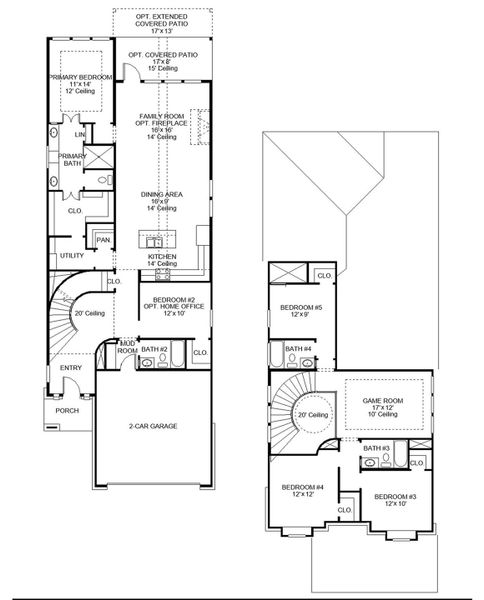 2D floor plan layout of this home in Candela South, Richmond, TX (Image 2). 2D floor plan layout of this home in Candela South, Richmond, TX (Image 2).