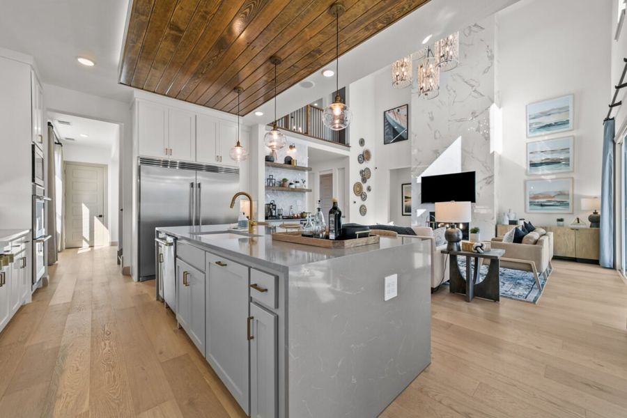 Representative furnished interior of a home built from the Diana by Landon Homes in Lexington Frisco, Frisco (Image 16).