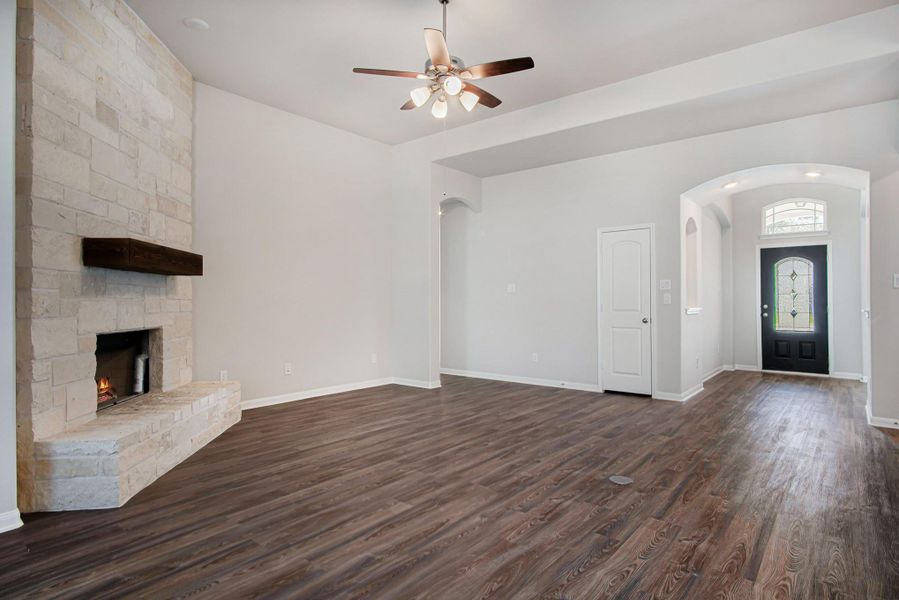 Stunning Brand New 1 Story home with side load garage! Gorgeous curb appeal! Pictures are representation of the  Dallas Plan. Colors and selections may vary.  Home is under construction with approx. July 15 2026 completion. Hurry Call Today!